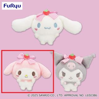 【サンリオ】【Bマイメロディ】サンリオキャラクターズ ぷくほぺイチゴマスコット