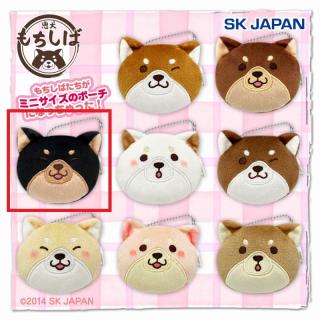 【Cごま】忠犬もちしば ミニミニファスナーポーチ