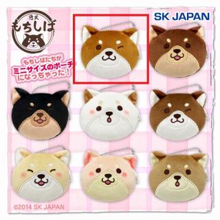 【Aおかか】忠犬もちしば ミニミニファスナーポーチ