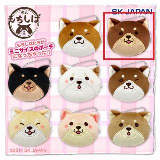 【Bつな】忠犬もちしば ミニミニファスナーポーチ