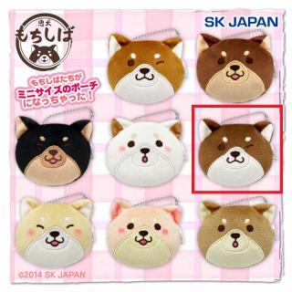 【Eあんこ】忠犬もちしば ミニミニファスナーポーチ