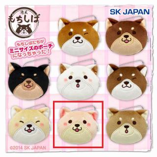 【Gさくら】忠犬もちしば ミニミニファスナーポーチ
