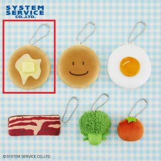 【FANS】【Aバター付きプチパンケーキ】FANS ボールチェーン付きモーニングプレートぬいぐるみ