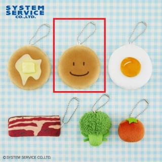 【FANS】【Bプチパンケーキ】FANS ボールチェーン付きモーニングプレートぬいぐるみ