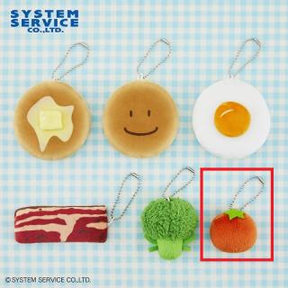 【FANS】【Fトマト】FANS ボールチェーン付きモーニングプレートぬいぐるみ