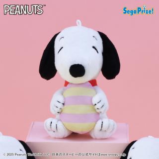 【スヌーピー】【Aピンク×イエローエッグ】SNOOPY(TM)　マスコット　～イースター～