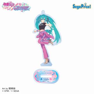 【オシャレ魔女 ラブ and ベリー】【D初音ミク(ベリー衣装)】初音ミク×オシャレ魔女 ラブ and ベリー　スタンド付クリアキーチェーン“初音ミク＆ラブ and ベリー”