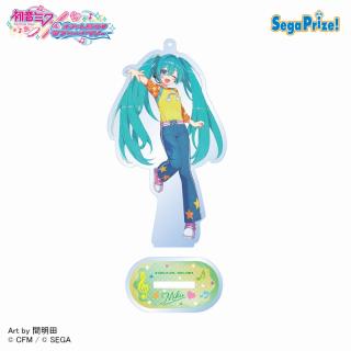 【オシャレ魔女 ラブ and ベリー】【C初音ミク(ラブ衣装)】初音ミク×オシャレ魔女 ラブ and ベリー　スタンド付クリアキーチェーン“初音ミク＆ラブ and ベリー”