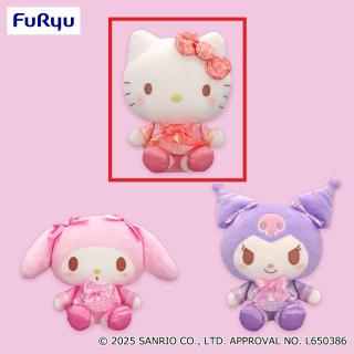 【サンリオ】【Aハローキティ】サンリオキャラクターズ いちご新聞652号コラボレーションぬいぐるみ①
