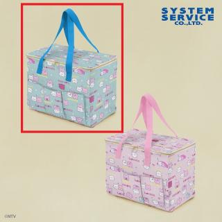 【らぶいーず】【Aブルー】らぶいーず 3ポケット付き保冷バッグ