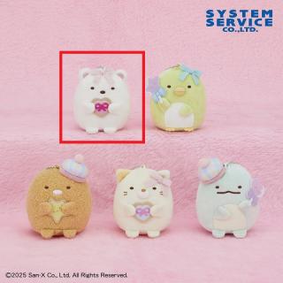 【すみっコぐらし】【Aしろくま】すみっコぐらし おめかしスイーツマスコットキーチェーン