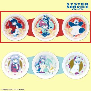 【らんま1/2】【Aレッド】らんま1/2 まめ皿3枚セット
