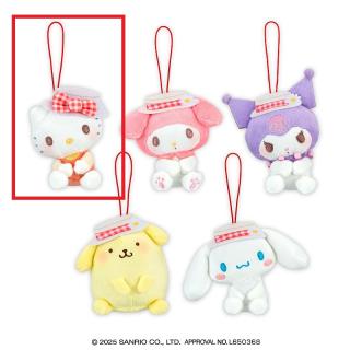 【サンリオ】【Aハローキティ】サンリオキャラクターズ ピクニックおすわりマスコット