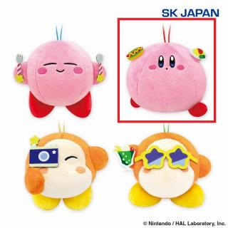 【星のカービィ】【Bカービィ(目開け)】星のカービィ おいしいおでかけminiぬいぐるみ