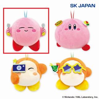 【星のカービィ】【Aカービィ(目閉じ)】星のカービィ おいしいおでかけminiぬいぐるみ