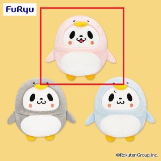 【お買いものパンダ】【Bピンク】お買いものパンダ 小パンダぬいぐるみ～ぺんぎんコスチューム～