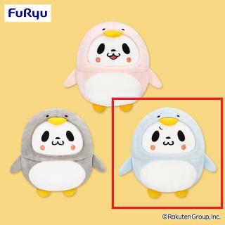 【お買いものパンダ】【Cブルー】お買いものパンダ 小パンダぬいぐるみ～ぺんぎんコスチューム～