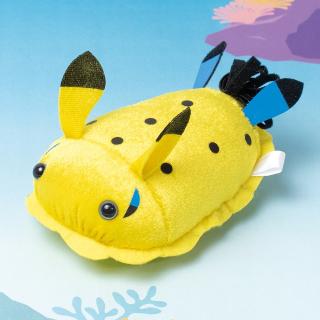 【Xウデフリツノザヤウミウシ】マリンパークキラキラぬいぐるみ ブルーワールド