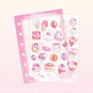【つぶらな瞳シリーズ】【Cいちごフェア】つぶらな瞳の仲間達 コレクションシール