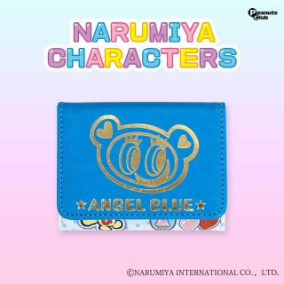 【ナルミヤキャラクターズ】【Aエンジェルブルー】ナルミヤキャラクターズ ミニウォレット