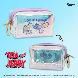 【トムとジェリー】【Cパープル×おいかけっこ】トムとジェリー オーロラミニポーチ
