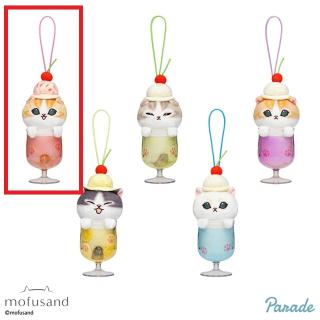 【mofusand】【Aストロベリー】mofusand クリームソーダにゃんマスコット