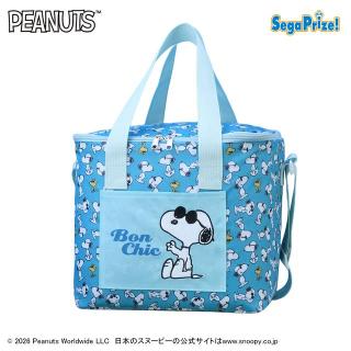 【スヌーピー】【Bグリーン】SNOOPY(TM) [PtZ]アップリケクーラーバッグ