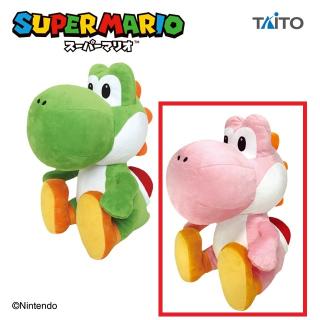 【スーパーマリオ】【Bヨッシー（ピンク）】スーパーマリオ 特大サイズぬいぐるみ おすわりヨッシー