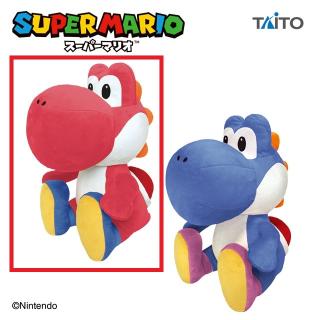 【スーパーマリオ】【Aヨッシー（あか）】スーパーマリオ 特大サイズぬいぐるみ おすわりヨッシー あか＆あお