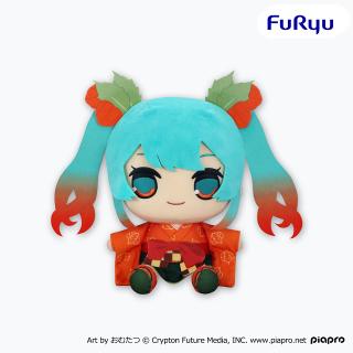 【初音ミク】初音ミク きゅるまるBIGぬいぐるみーほおずきver.ー