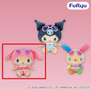 【サンリオ】【Aマイメロディ】サンリオキャラクターズ こんがり日焼けBIGぬいぐるみvol.2