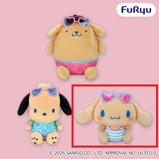 【サンリオ】【Cシナモロール】サンリオキャラクターズ こんがり日焼けBIGぬいぐるみvol.1