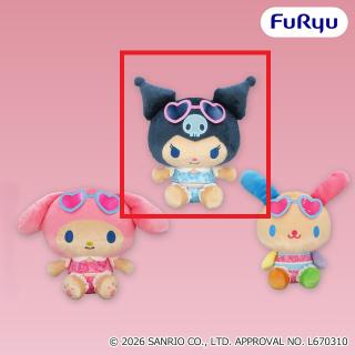 【サンリオ】【Bクロミ】サンリオキャラクターズ こんがり日焼けBIGぬいぐるみvol.2