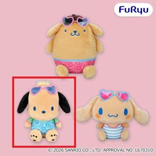 【サンリオ】【Aポチャッコ】サンリオキャラクターズ こんがり日焼けBIGぬいぐるみvol.1