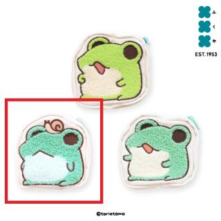 【ただのかえるたち】【Bぽこ(カタツムリ)】ただのかえるたち ダイカットポーチ