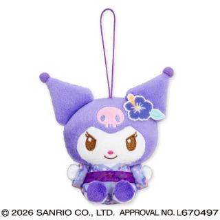 【サンリオ】【Cクロミ】サンリオキャラクターズ ハイビスカス浴衣ちょいデカマスコット