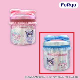 【サンリオ】【Bブルー】サンリオキャラクターズ ねこみみメイドバニティポーチ