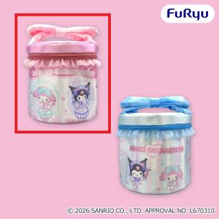 【サンリオ】【Aピンク】サンリオキャラクターズ ねこみみメイドバニティポーチ